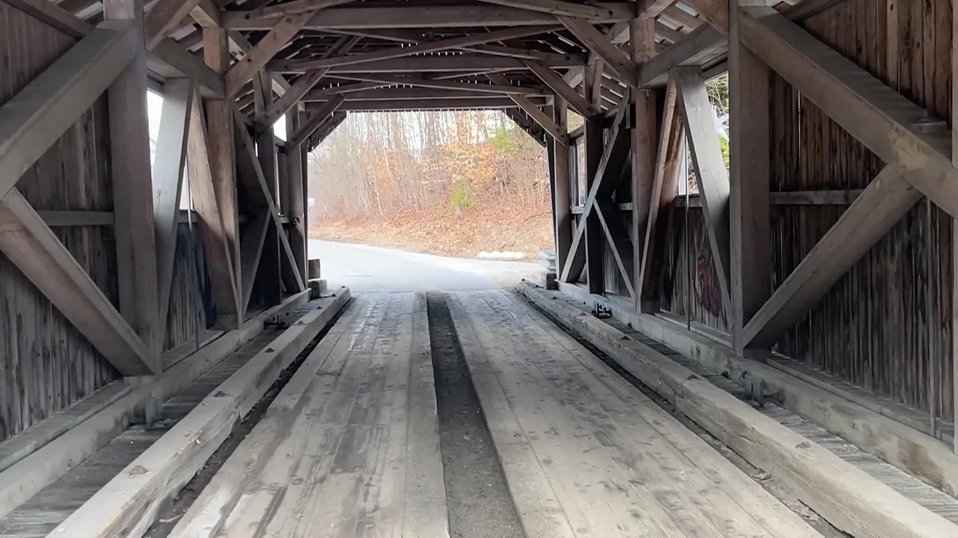Thumbnail image for Vermont's 100 Covered Bridges - 78 - Power House Bridge in Johnson
