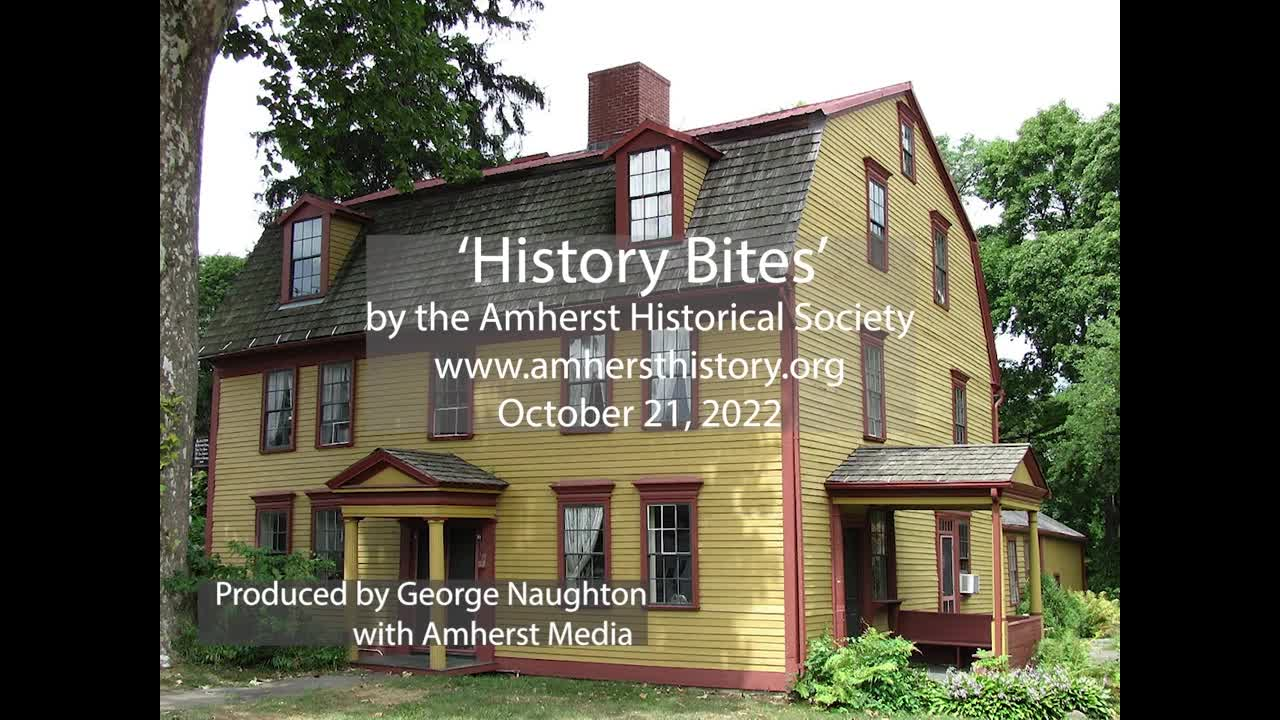 Thumbnail image for History Bites - Curating The Amherst History Museum