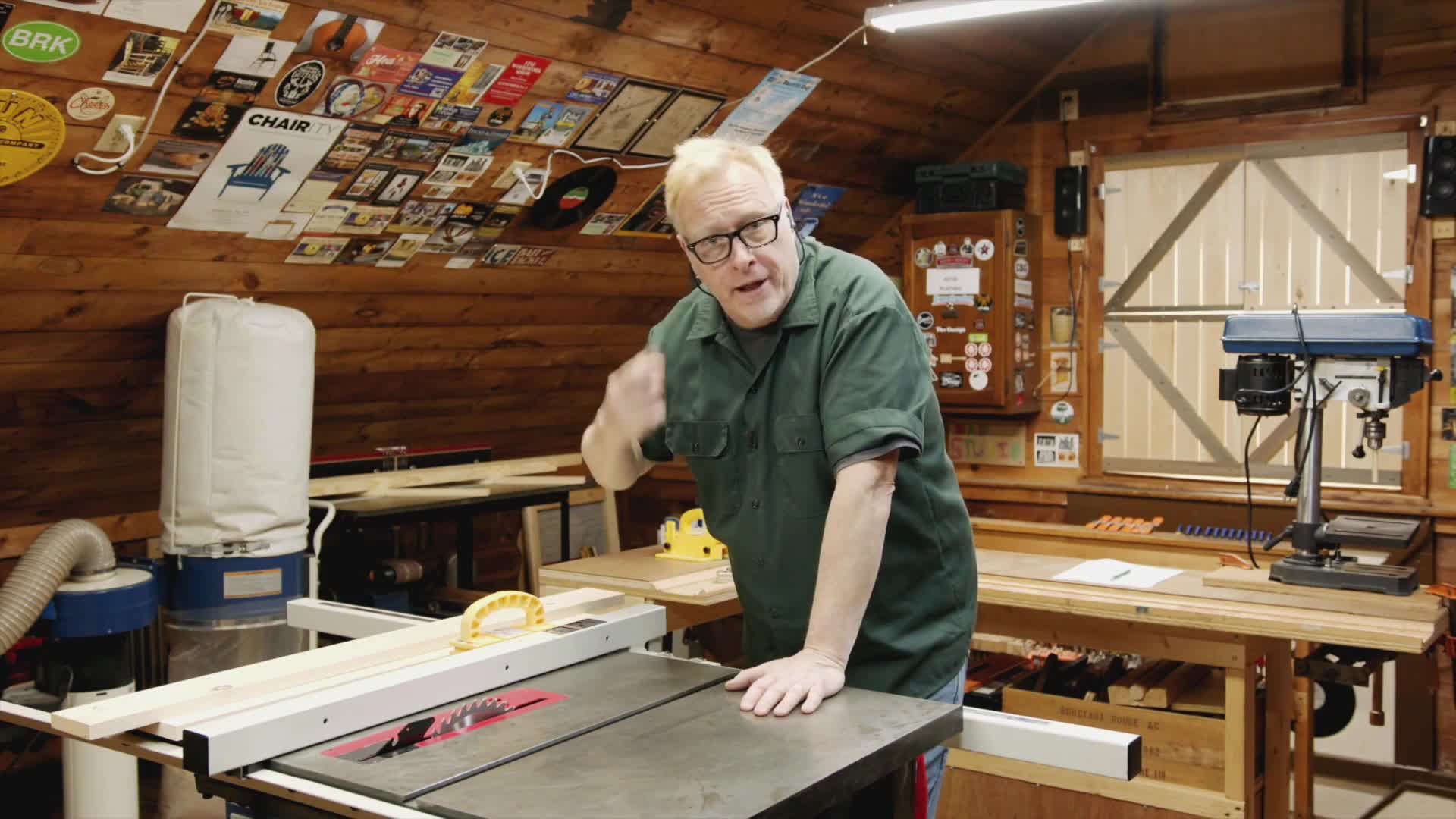 The Garage with Steve Butler - Shop Bench and Stool