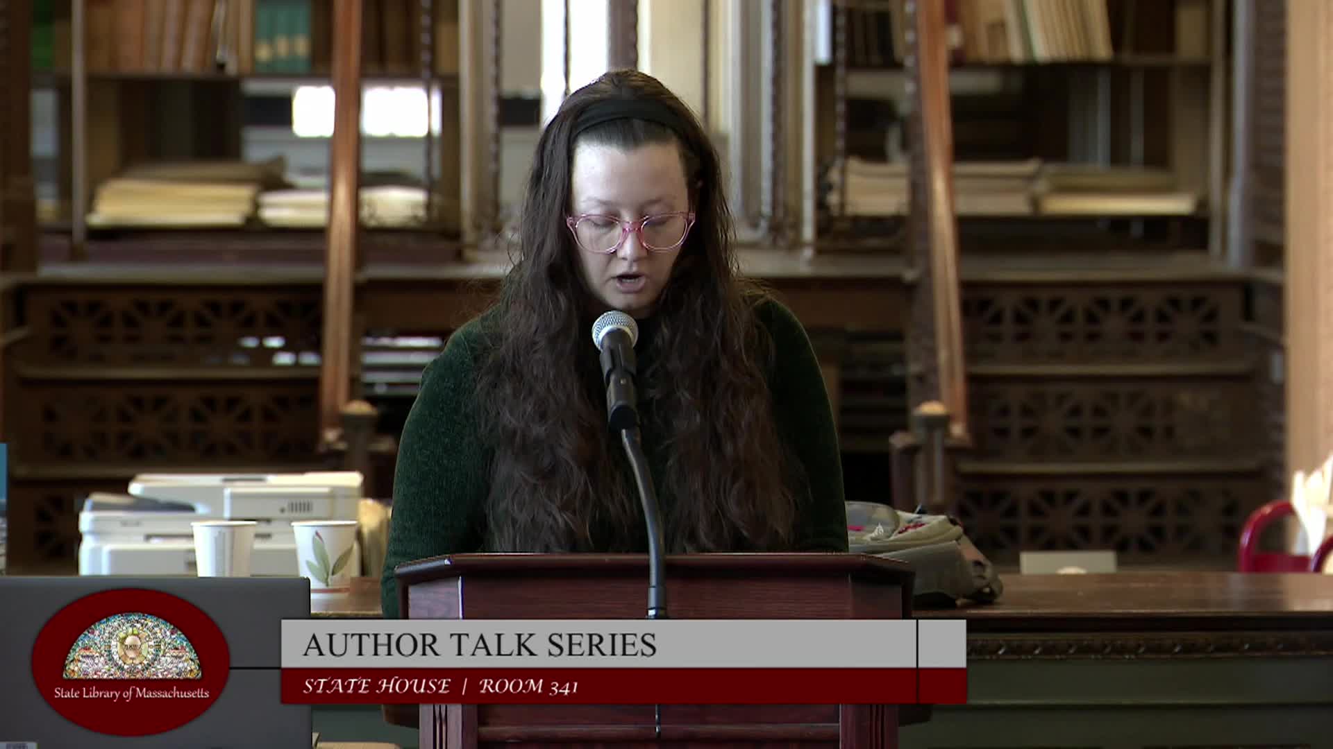 MA State Library Author Talk with Ellen Douglas and Paul Kirshen