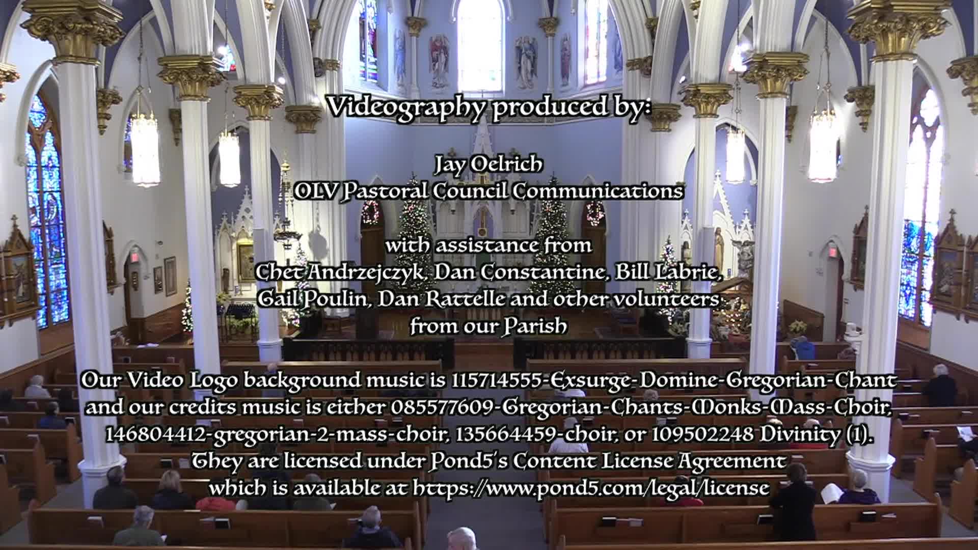 Our Lady Of The Valley Parish Mass