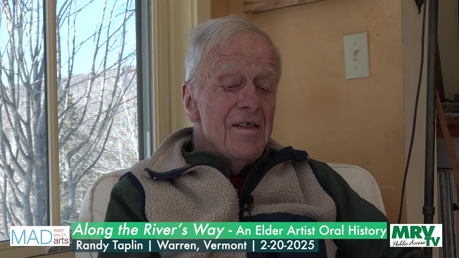 Thumbnail image for Along the River's Way: An Elder Artist Oral History with Randy Taplin