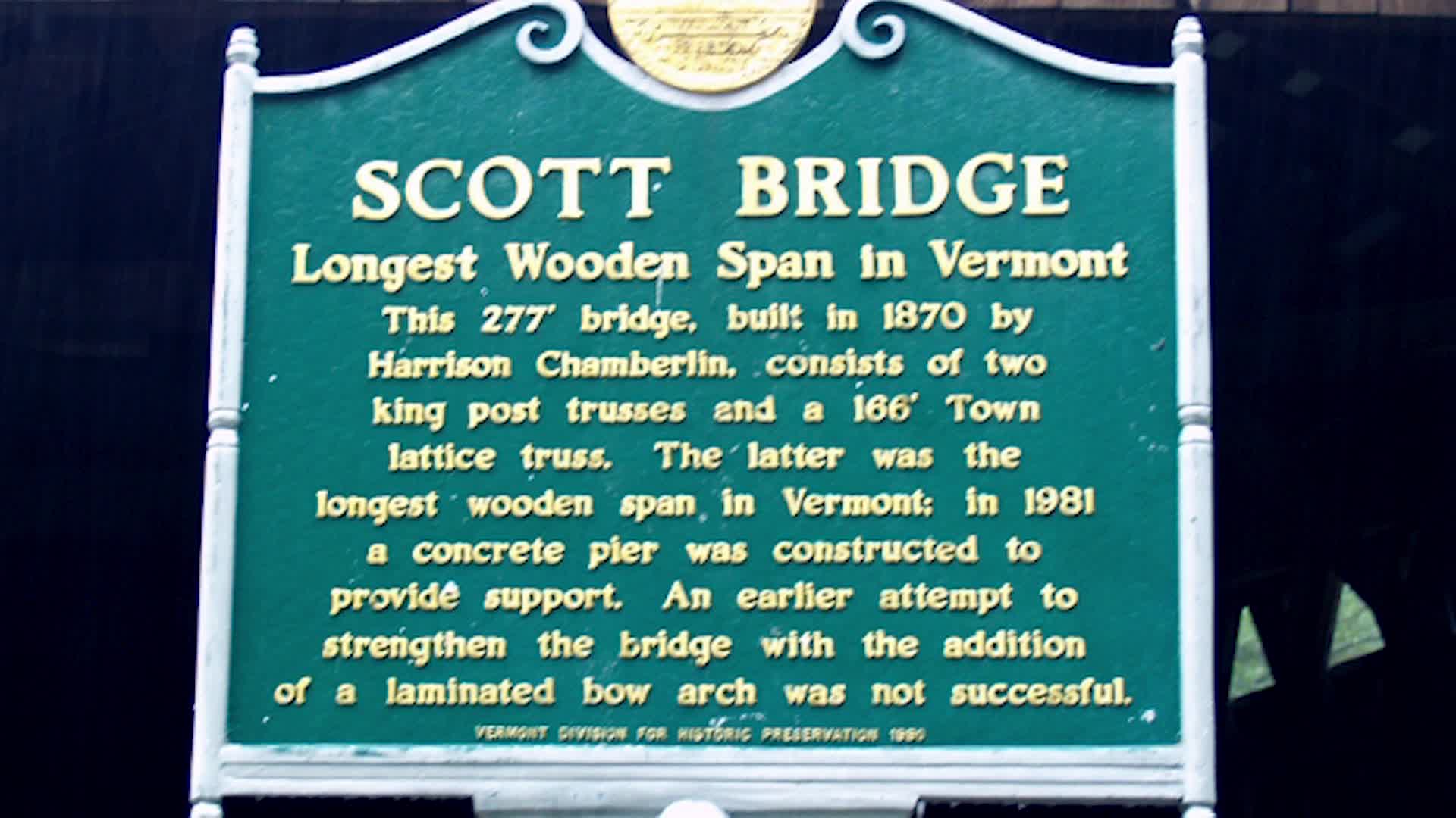 Vermont's 100 Covered Bridges - Scott Bridge Townshend