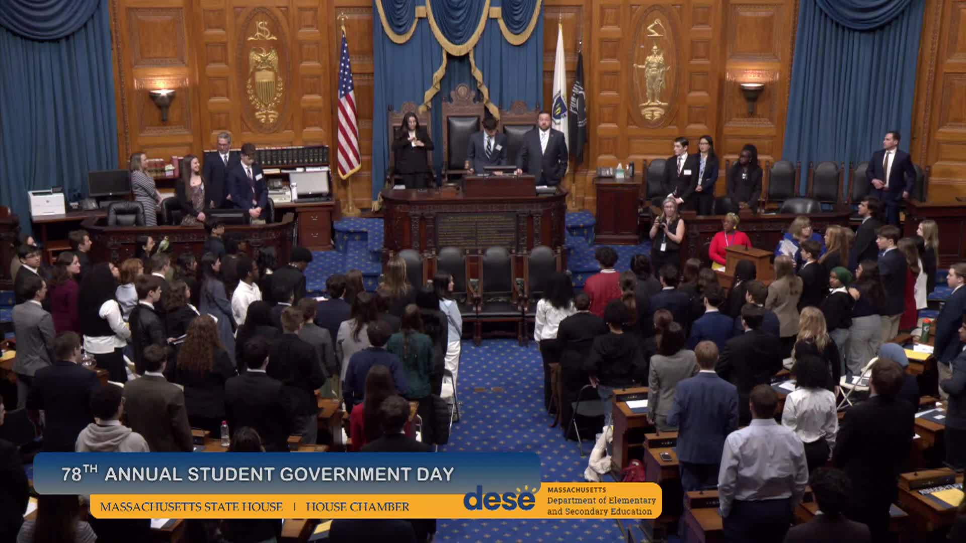 Thumbnail image for MA 78th Annual Student Government Day Opening Address and Mock Hearing 4/4/25