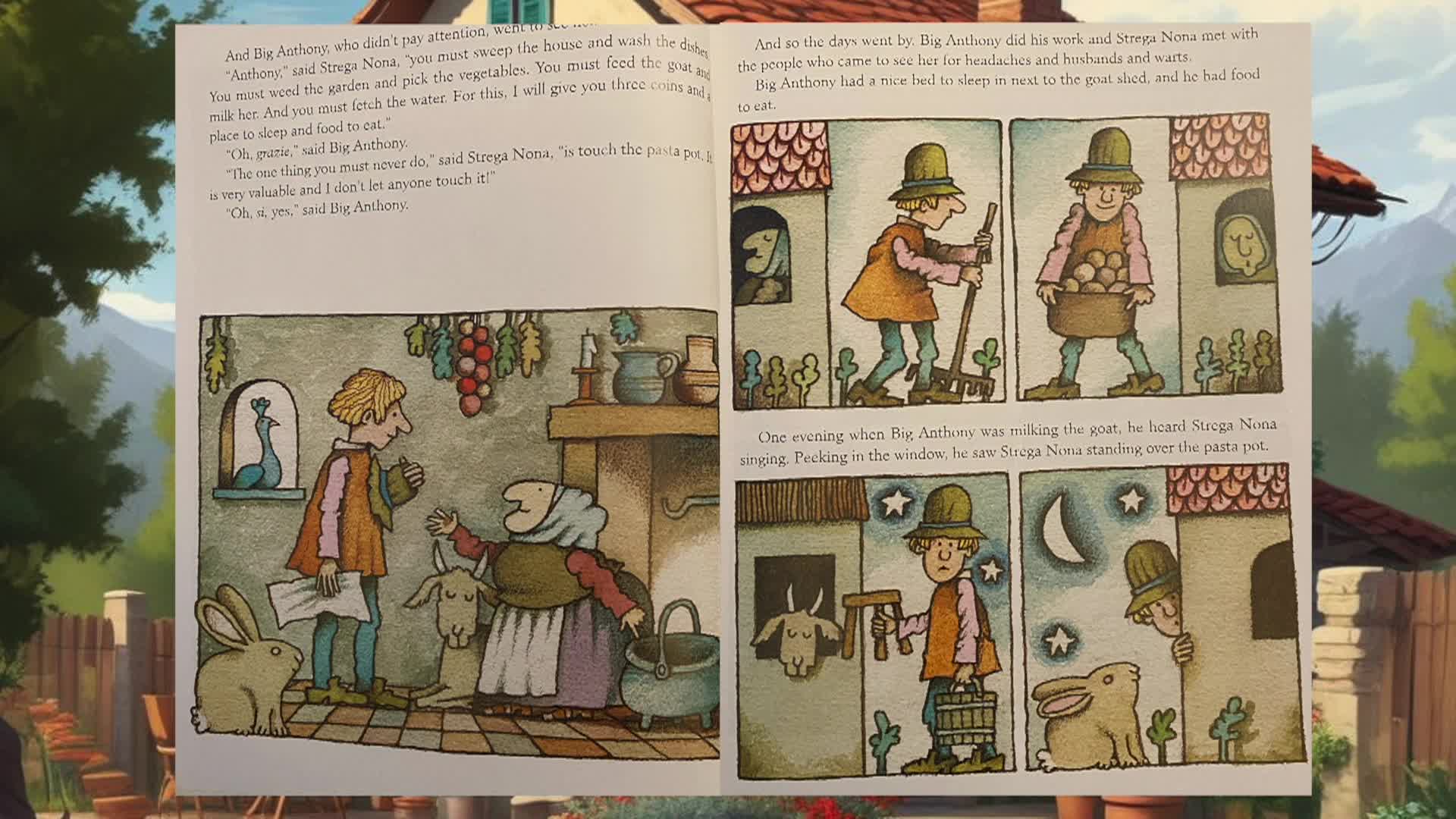 Cosette's Enchanted Journeys - Strega Nona by Tomie dePaola