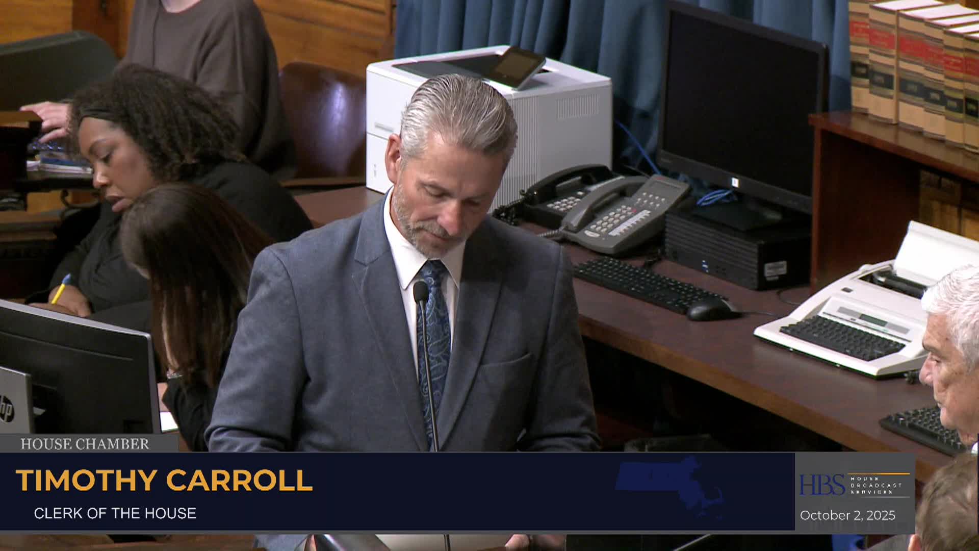 MA House Of Representatives Session 10/2/25