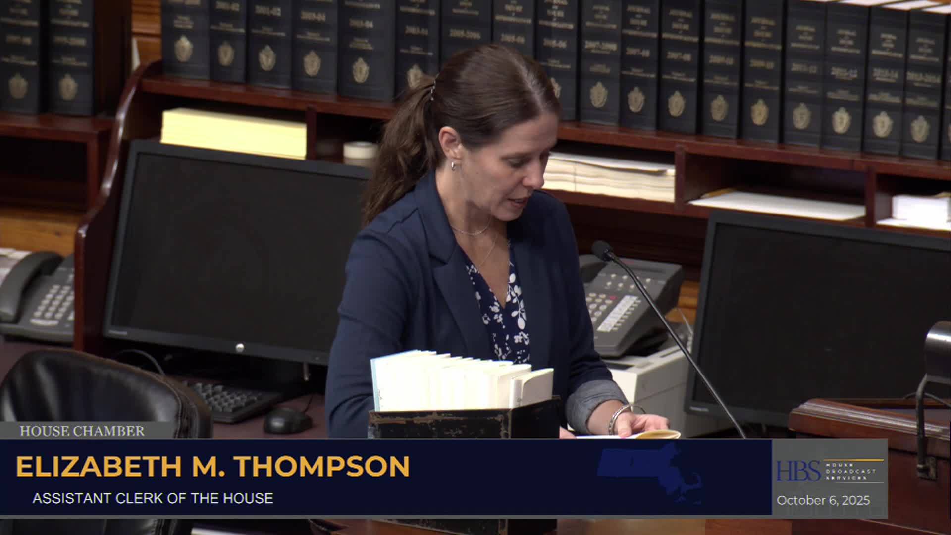 MA House Of Representatives 10/6/25 Session