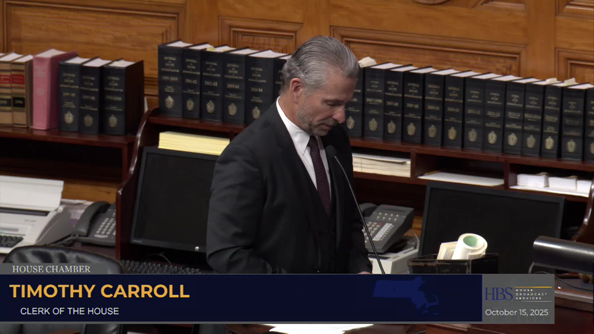 MA House Of Representatives 10/15/25 session
