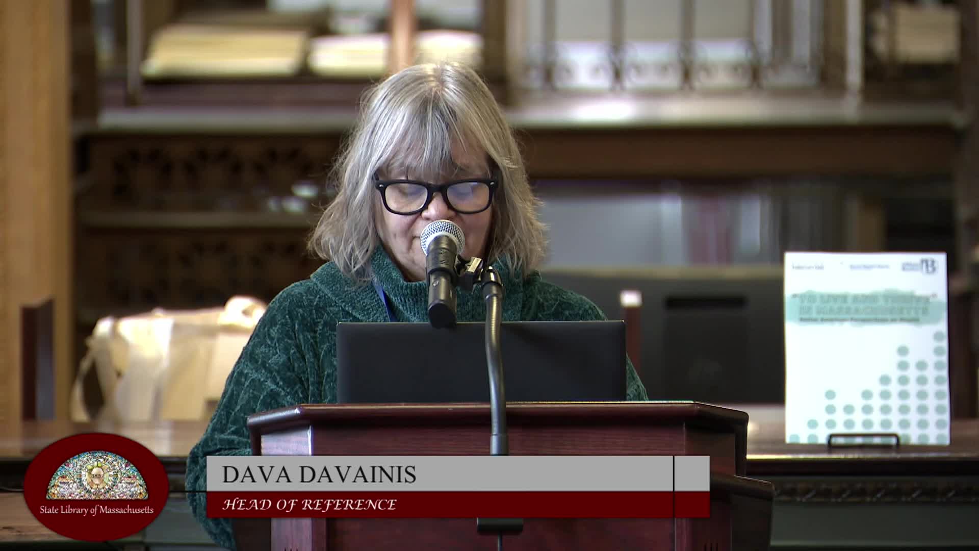 MA State Library Author Talk - To Live and Thrive in MA