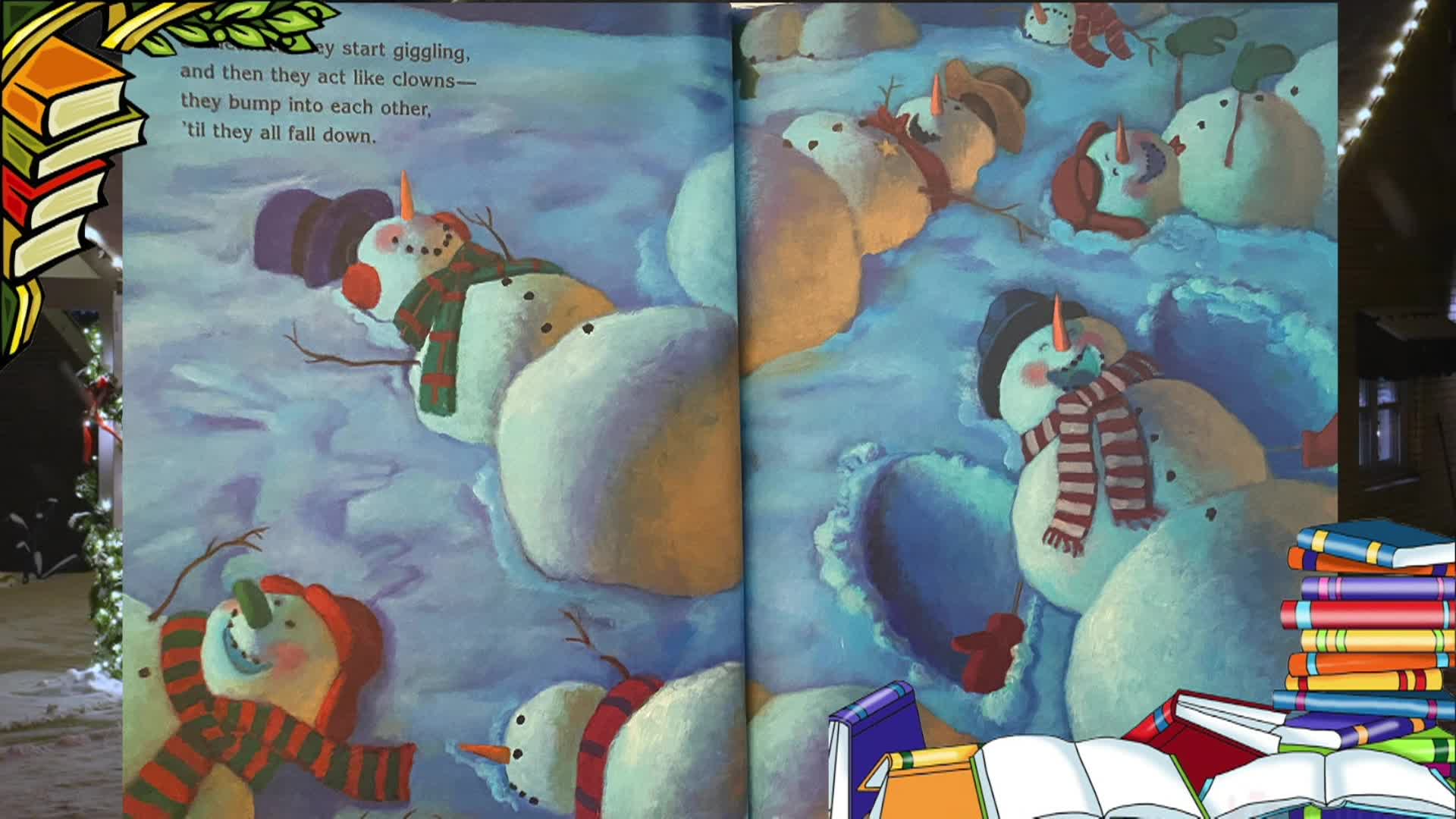 Cosette's Enchanted Journeys - Snowmen At Night by Caralyn Buehner