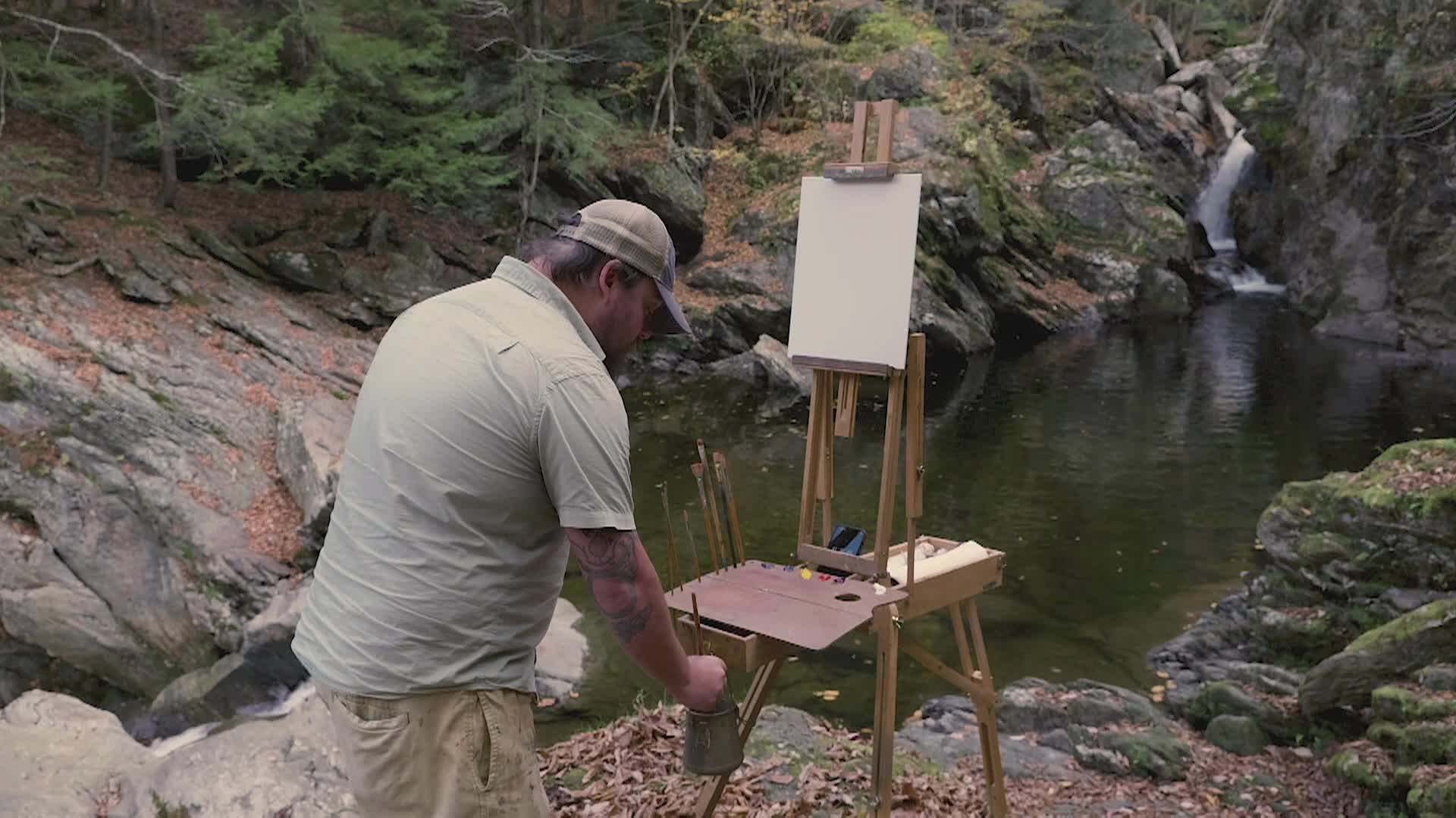 Foltz Studio Season Finale - Autumn Waterfall