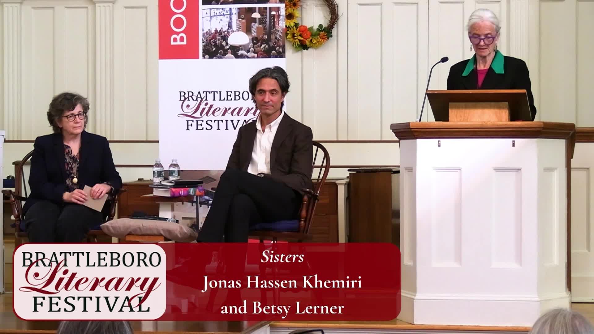 Brattleboro Literary Festival - Sisters Jonas Hassen Khemiri and Betsy Lerner