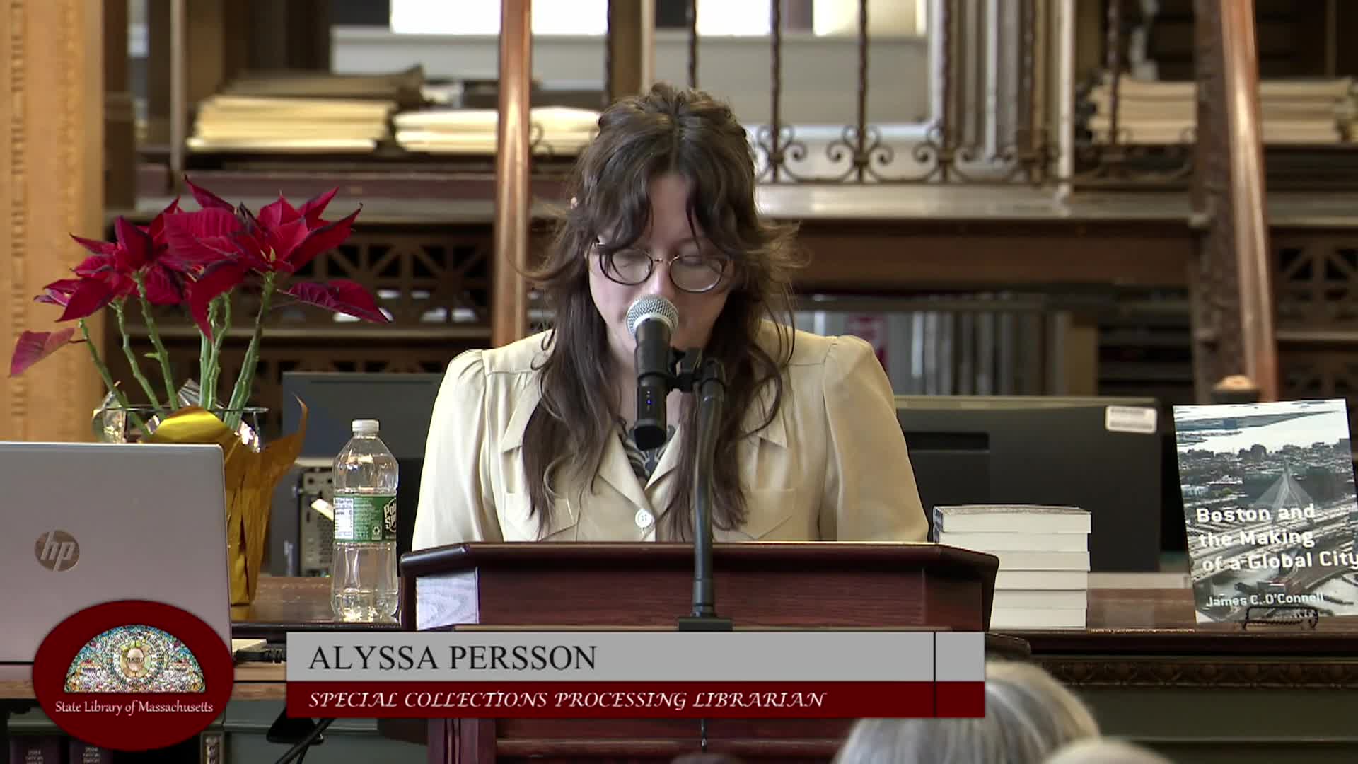 MA State Library Author Talk with James O'Connell