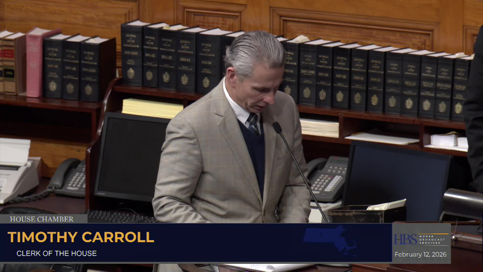 MA House of Representatives Session 2/12/26