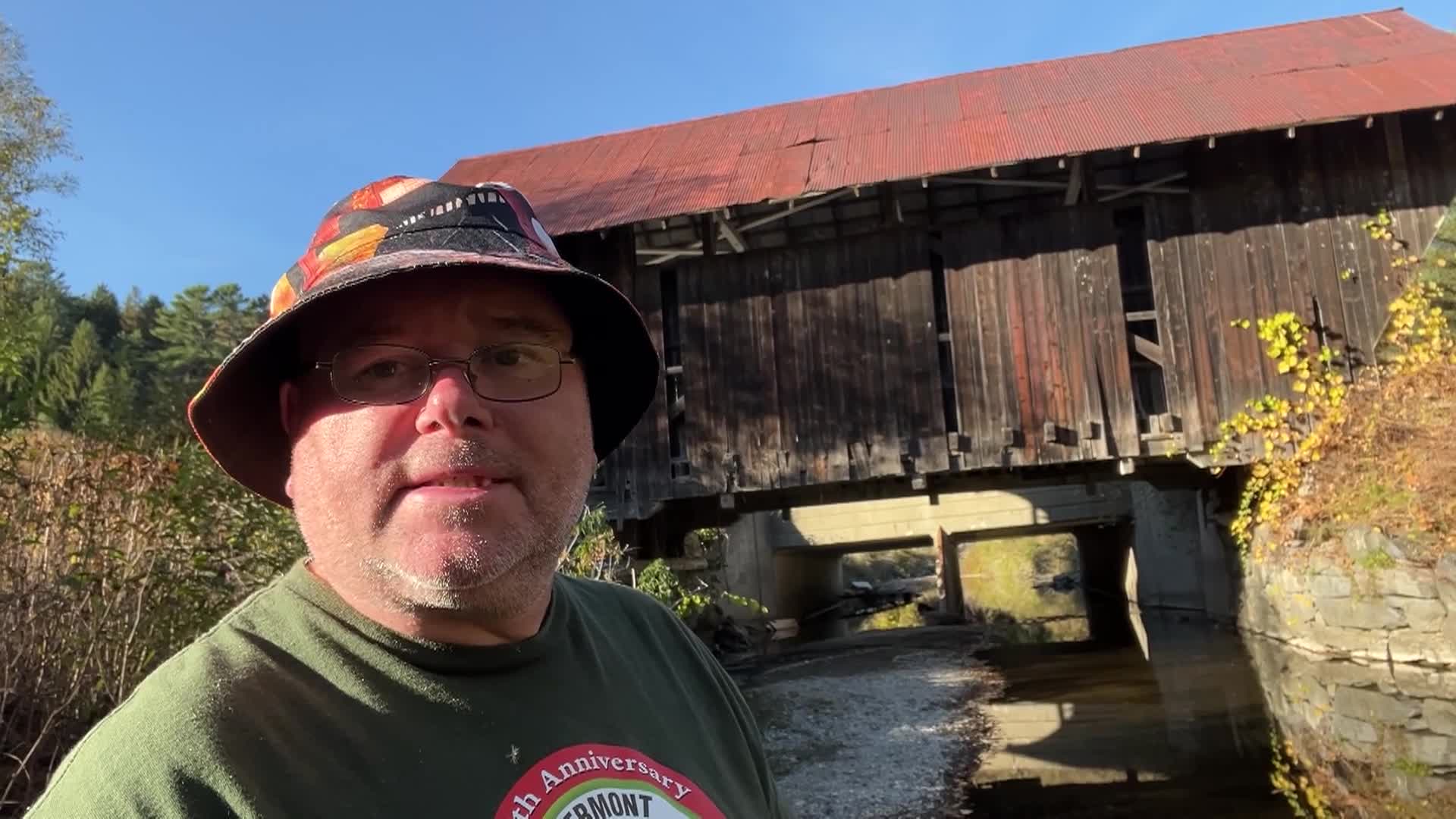 Vermont's 100 Covered Bridges - School House Bridge in Lyndon