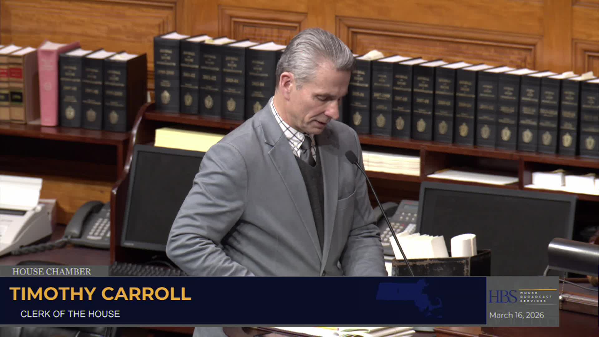 MA House Of Representatives Session 3/16/26