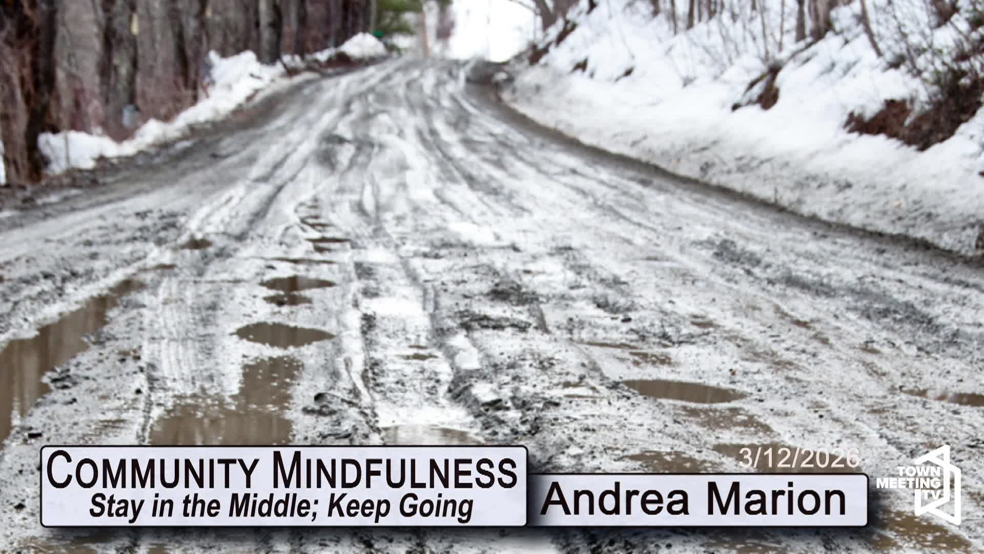 Thumbnail image for Community Mindfulness - Stay In The Middle, Keep Going