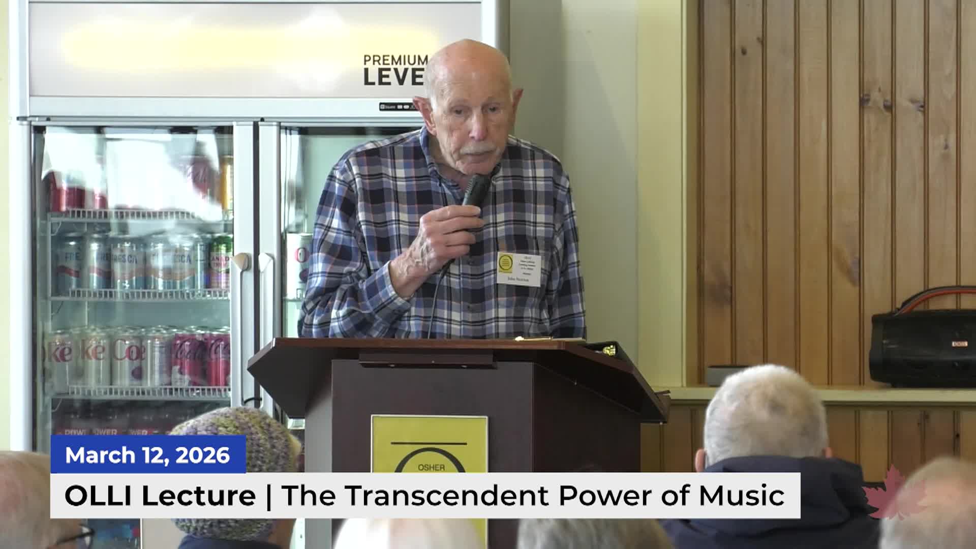 OLLI Lecture - The Transcendent Power Of Music