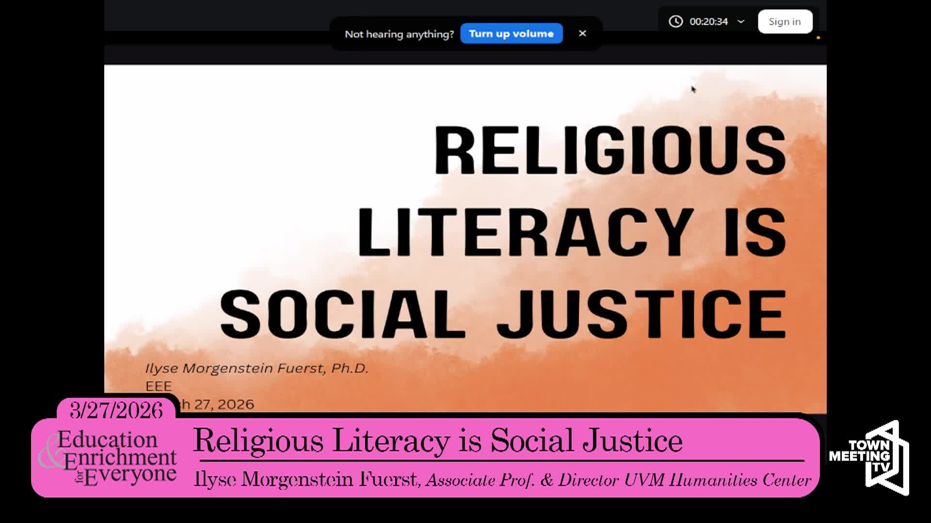 Education & Enrichment For Everyone - Religious Literacy is Social Justice