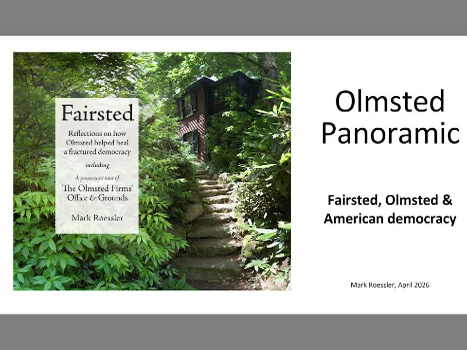Thumbnail image for History Bites - Frederick Law Olmstead