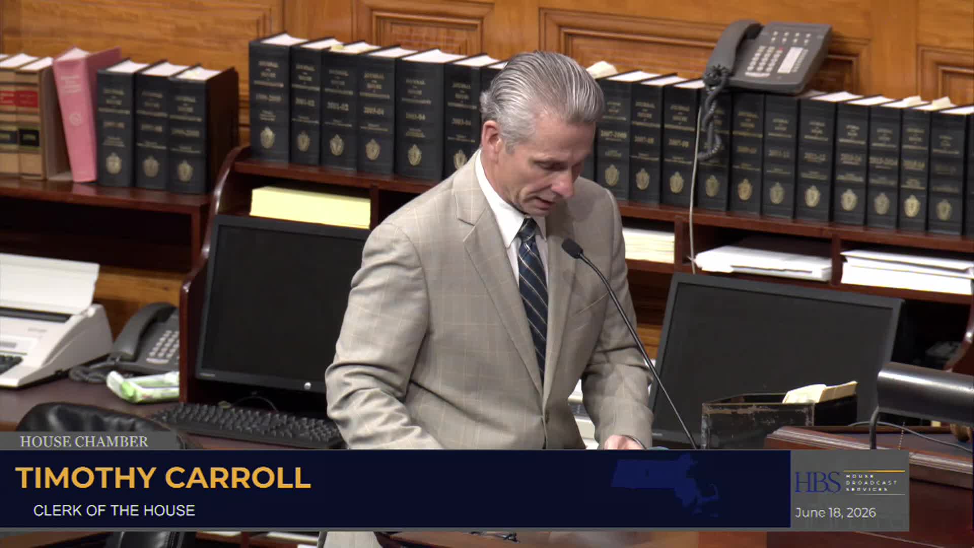 Thumbnail image for MA House of Representatives Session 6/18/26